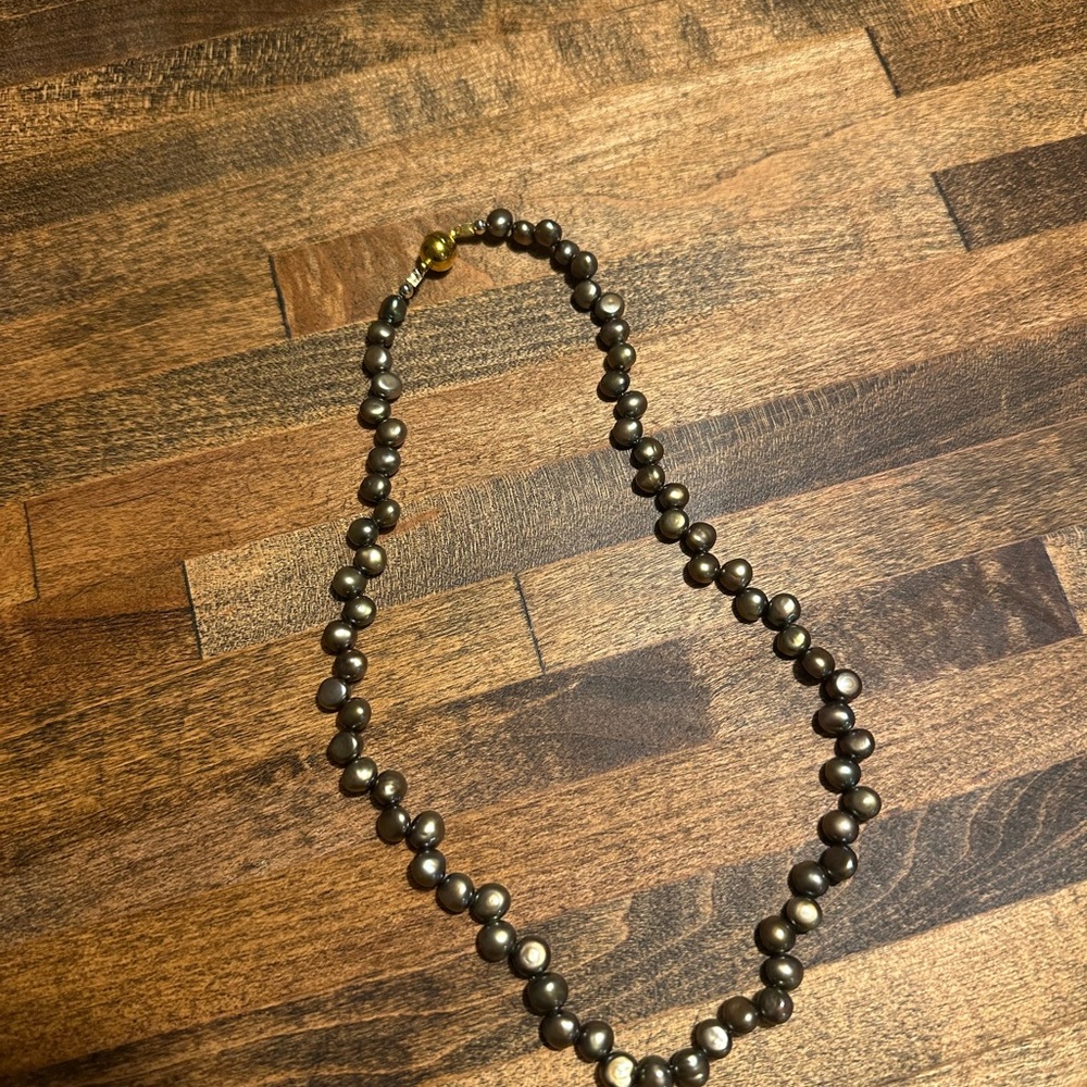 Jennifer Behr Josefina Pearl Necklace with Gold Clasp